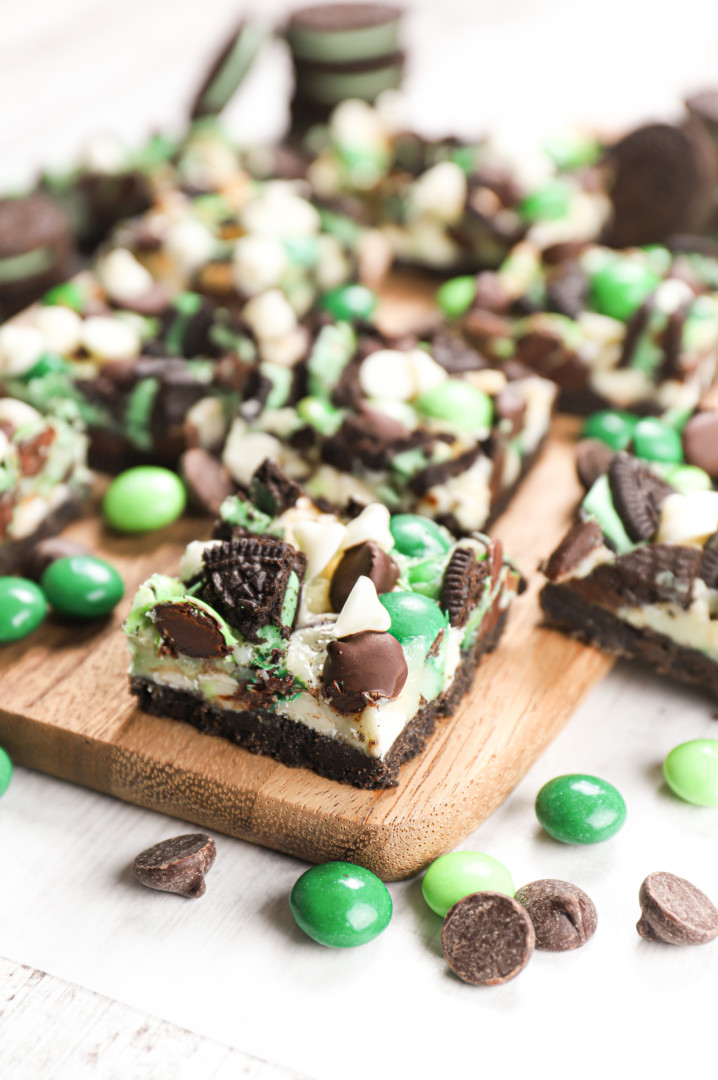 Mint Chocolate Seven Layer Bars A Kitchen Addiction