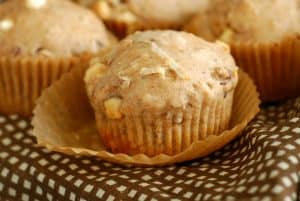 Toasted Coconut Pecan White Chip Muffins - A Kitchen Addiction