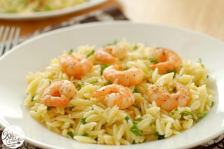 Lemon Pepper Shrimp Orzo A Kitchen Addiction 4217