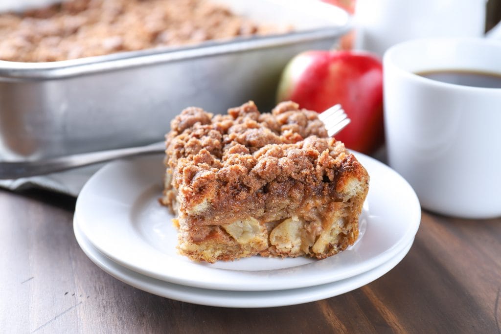 Apple Streusel French Toast Bake - A Kitchen Addiction