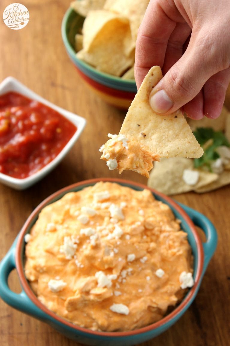 Crock Pot Buffalo Chicken Dip A Kitchen Addiction