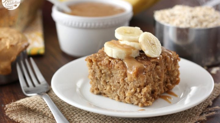 Peanut Butter Banana Bread Baked Oatmeal A Kitchen Addiction