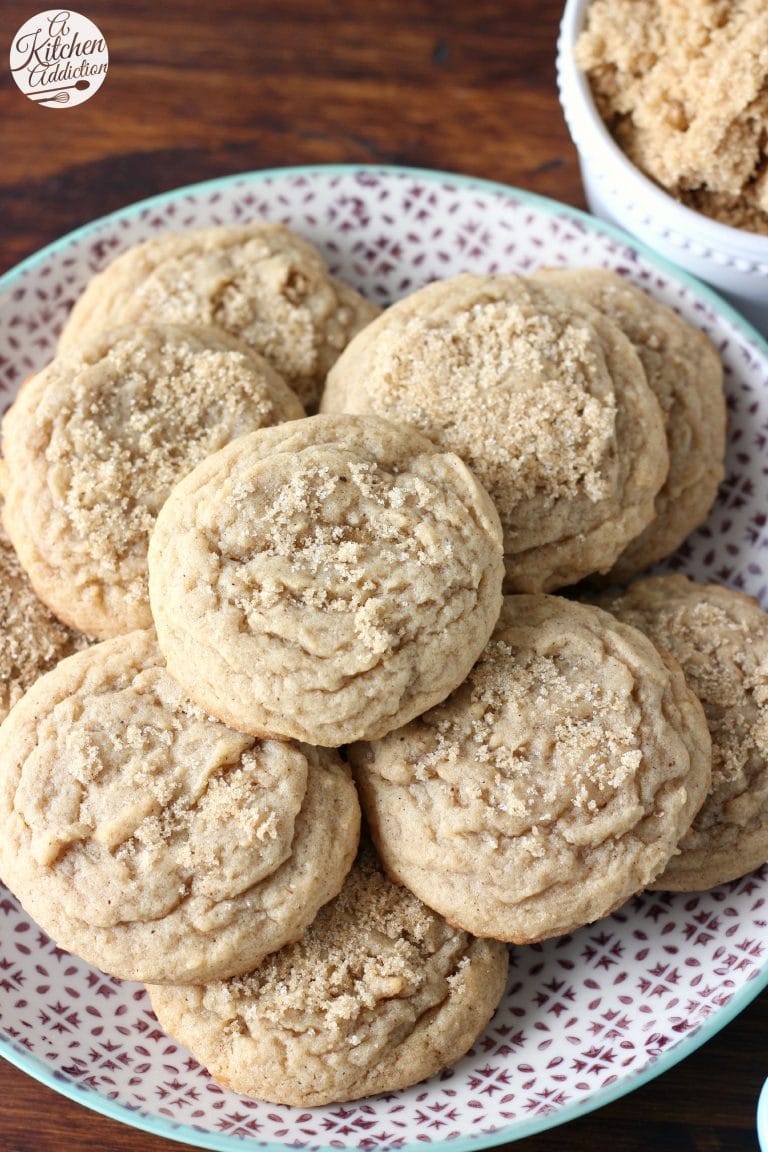 Brown Sugar Maple Nutmeg Cookies - A Kitchen Addiction