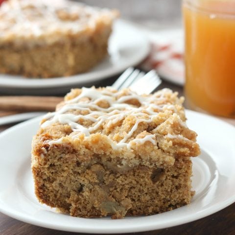 Apple Cider Coffee Cake - A Kitchen Addiction