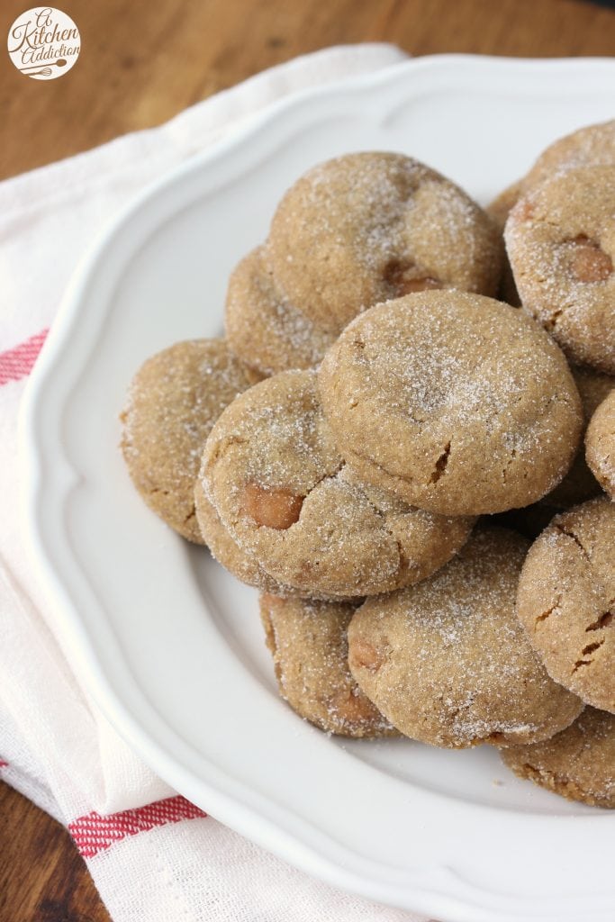 Soft Baked Caramel Ginger Cookies - A Kitchen Addiction