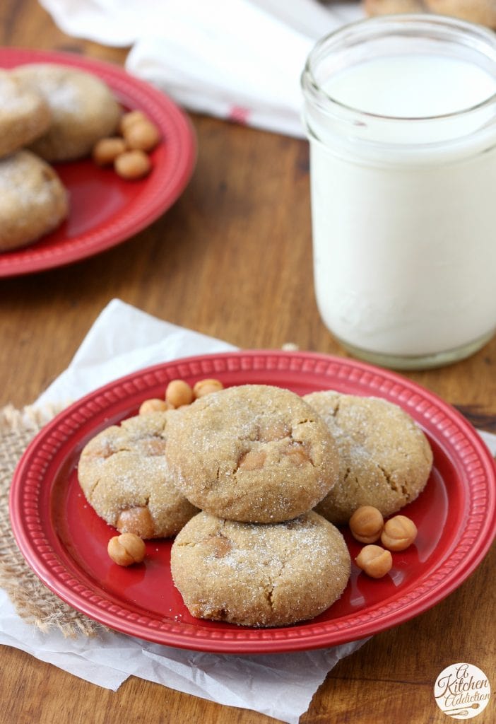 Soft Baked Caramel Ginger Cookies - A Kitchen Addiction