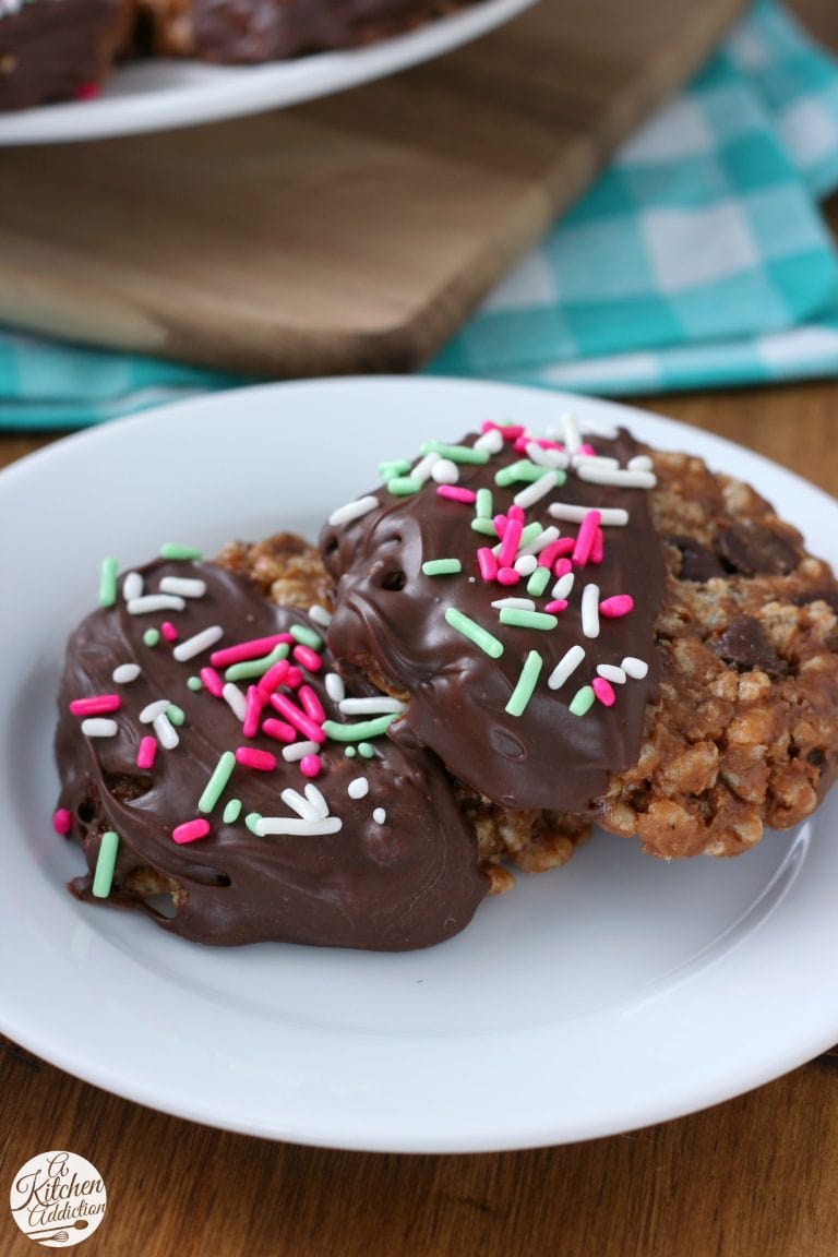 healthy no bake chocolate peanut butter crunch cookies