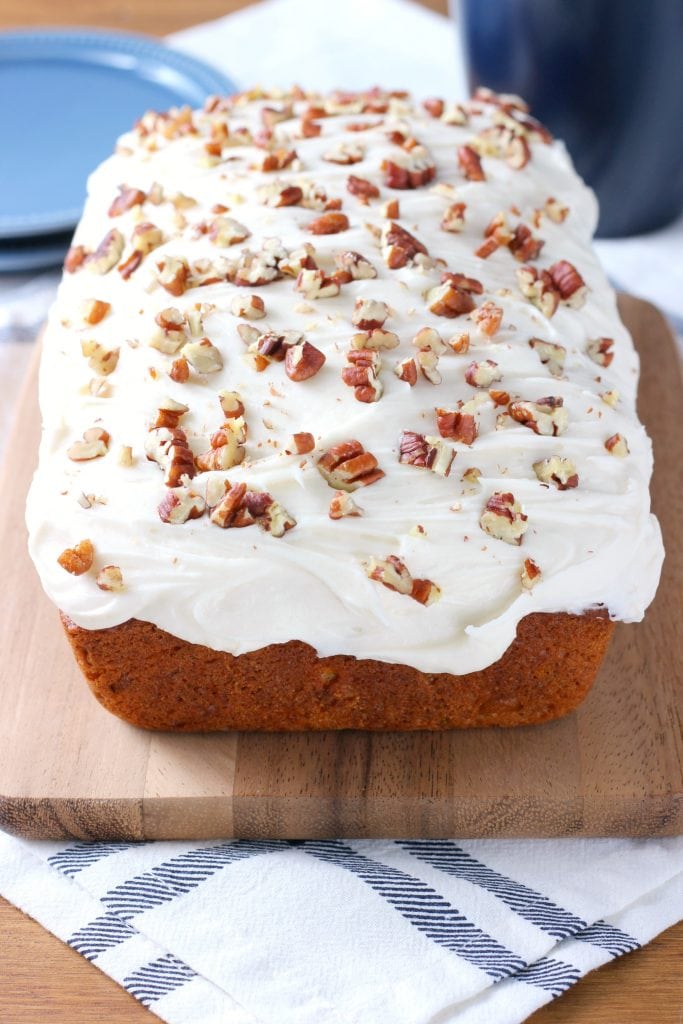 Zucchini Carrot Cake Bread (with Cream Cheese Frosting!) - A Kitchen ...