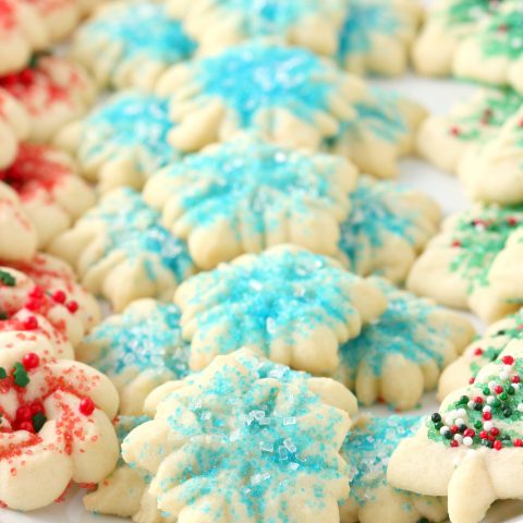 Classic Spritz Cookies - A Kitchen Addiction