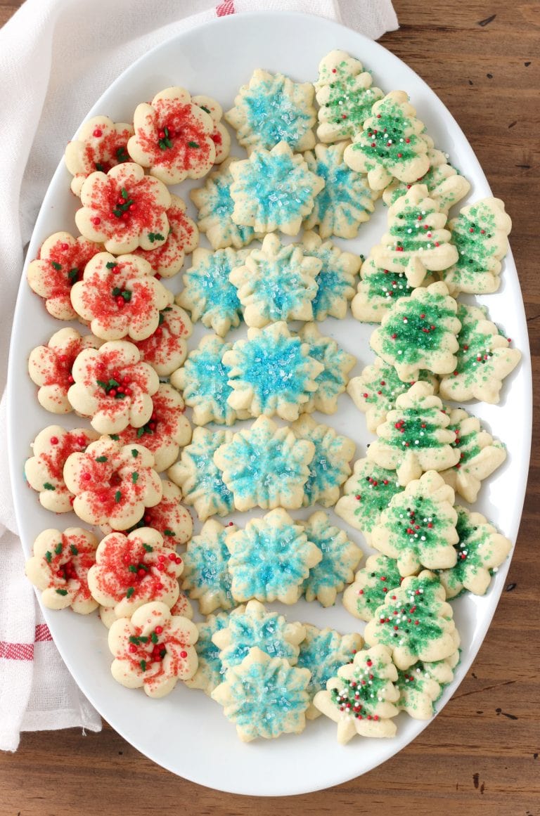 Classic Spritz Cookies - A Kitchen Addiction