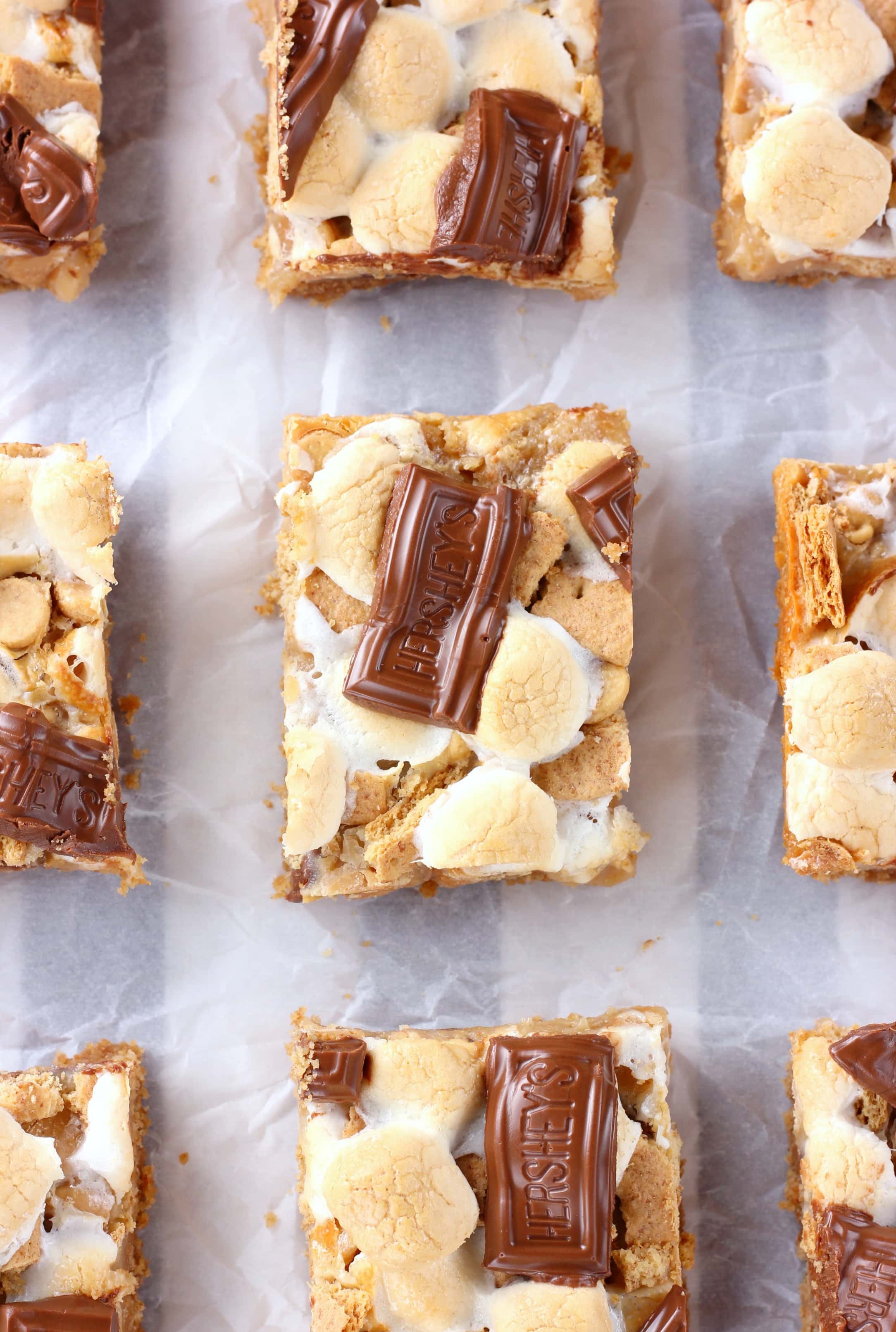 Peanut Butter Smores Seven Layer Bars A Kitchen Addiction