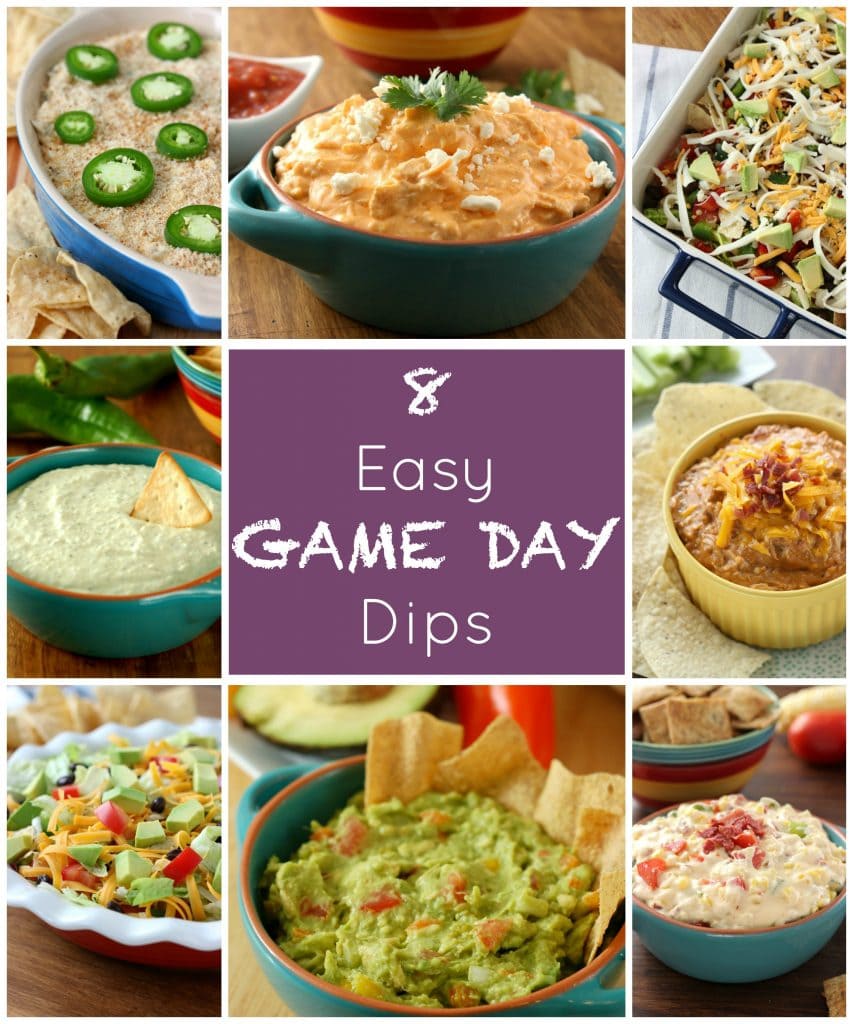 8 Easy Game Day Dips - A Kitchen Addiction