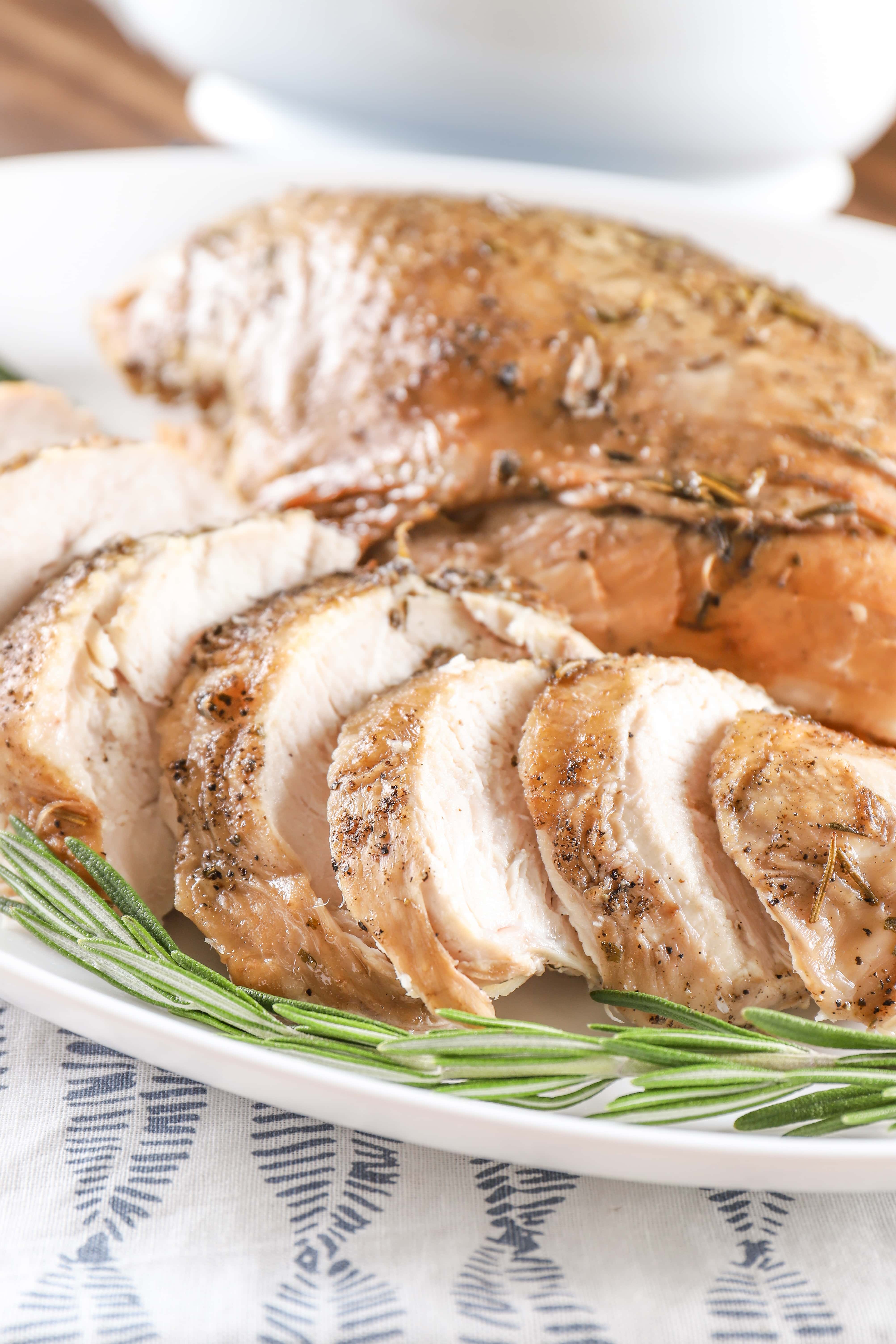 Cider-Brined Smoked Turkey Breast Meal for 4, Commack
